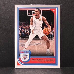 2022 SHAI GILGEOUS-ALEXANDER #201 PANINI NBA HOOPS THUNDER BASKETBALL CARD